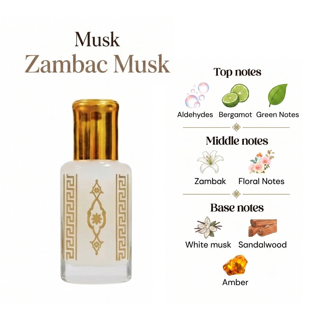 Musk Al aarous, Tahara, Oud and More 12ml